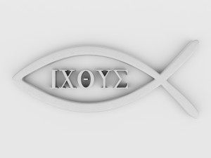 ichthys symbol 3D Model