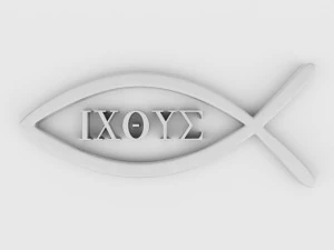 ichthys symbol 3D Model