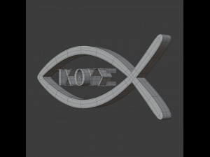 ichthys symbol 3D Model