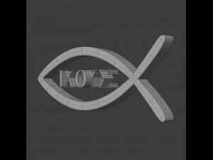 ichthys symbol 3D Model