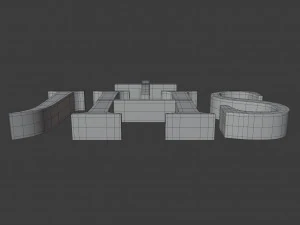 jhs christogram symbol 3D Model