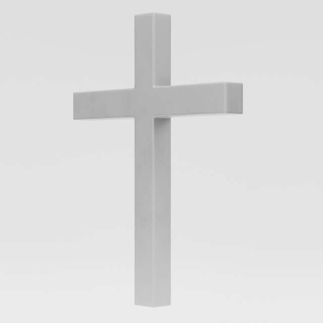latin cross symbol Modello 3D .c4d .max .obj .3ds .fbx .stl .blend 