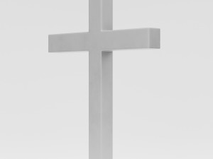 latin cross symbol 3D Model