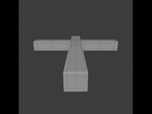latin cross symbol Modello 3D