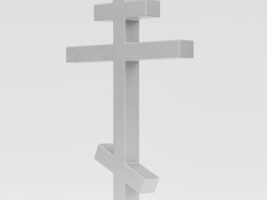 orthodox cross symbol Modèle 3D