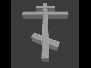 orthodox cross symbol Modèle 3D