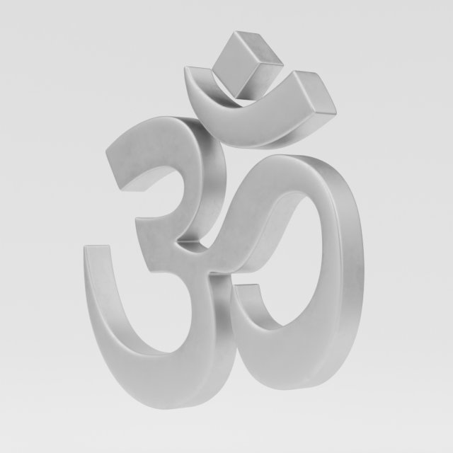 hinduism symbol 3D-Modell .c4d .max .obj .3ds .fbx .stl .blend 