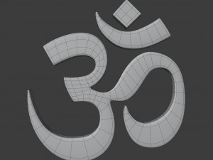 hinduism symbol 3D-Modell