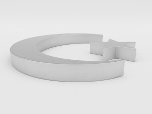 islam symbol 3D Model