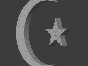 islam symbol 3D Model