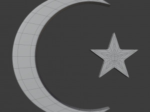 islam symbol 3D Model