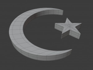 islam symbol 3D Model