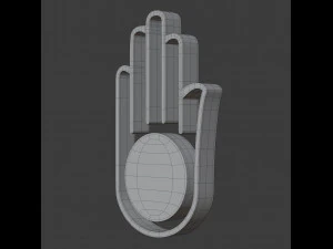 jainism symbol 3D Model