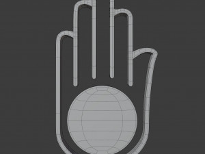 jainism symbol 3D Модель