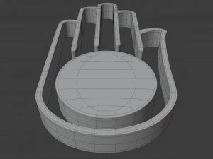 jainism symbol 3D Model