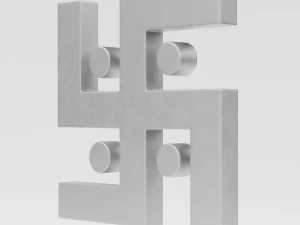 자이나교 기호 2 3D 모델