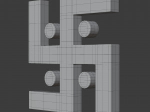 jainism symbol 2 3D-Modell