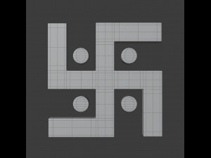 jainism symbol 2 3D-Modell