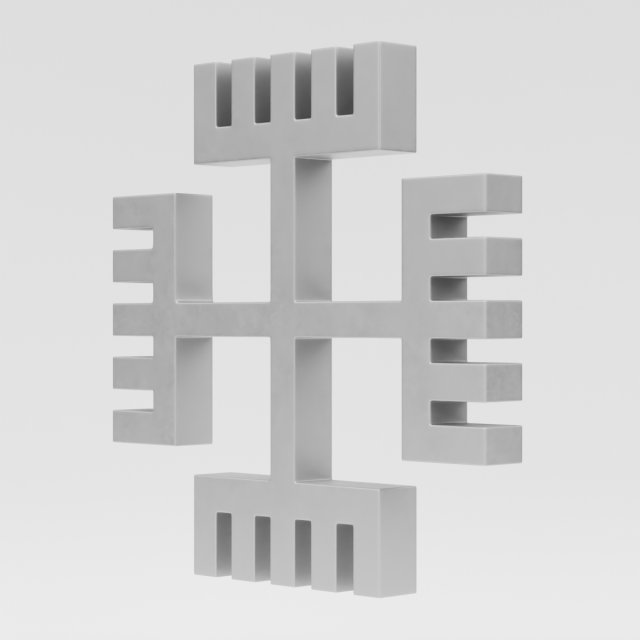 paganism symbol 3D Model .c4d .max .obj .3ds .fbx .stl .blend 