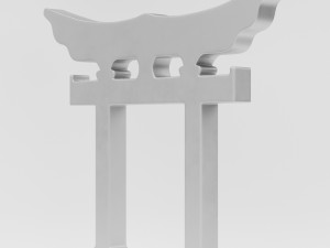 shinto symbol Model 3D