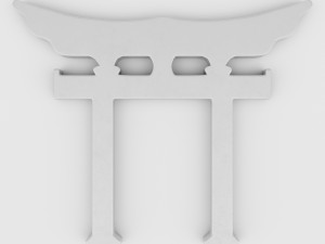 shinto symbol 3D मॉडल