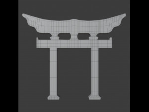 shinto symbol 3D मॉडल