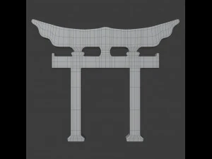 shinto symbol 3D Model
