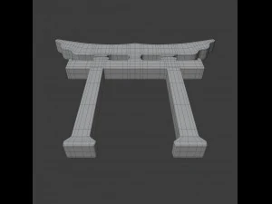 shinto symbol 3D Model
