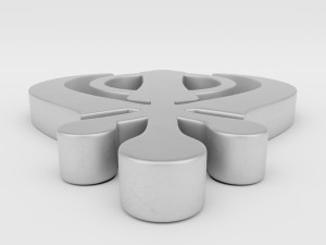 sikhism symbol Modelo 3D