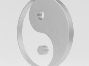 taoism symbol 3D मॉडल