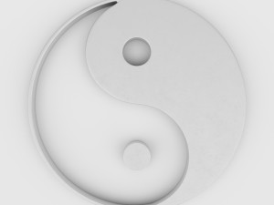taoism symbol 3D 모델