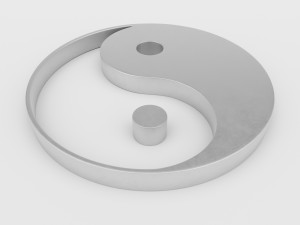 taoism symbol 3D 모델