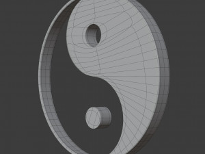 taoism symbol 3D 모델