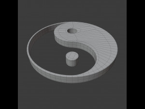 taoism symbol 3D 모델