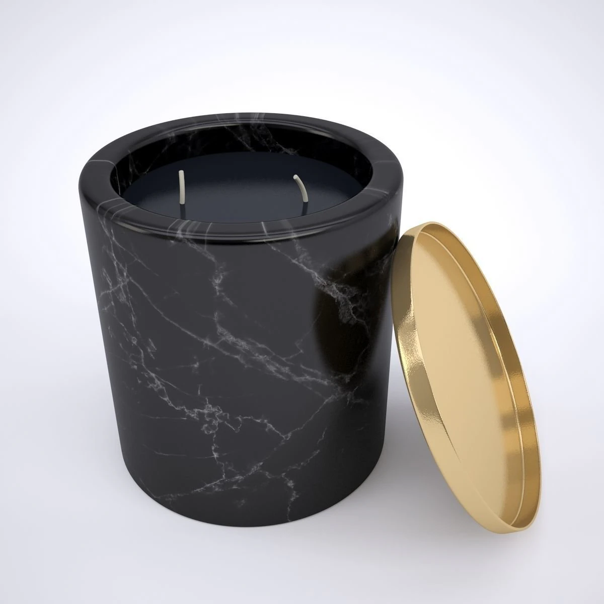 portacandele in marmo Modello 3D .c4d .max .obj .3ds .fbx .stl .blend