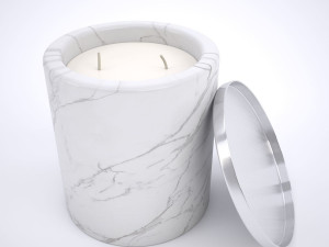 marble candle holder Modelo 3D