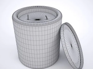 portacandele in marmo Modello 3D