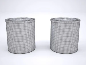 portacandele in marmo Modello 3D