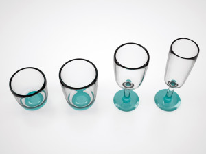 palm glassware 3D Model