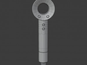 dyson supersonic hair dryer 3D Model