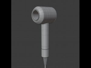 dyson supersonic hair dryer 3D Model