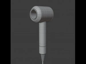 dyson supersonic hair dryer 3D Model