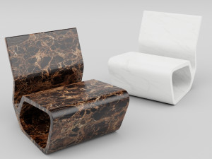extruded chair 3Dモデル