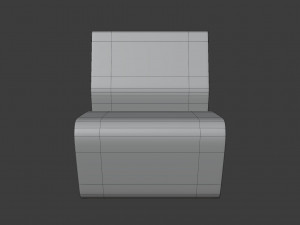 extruded chair Model 3D