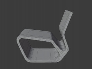 extruded chair Model 3D