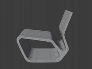 extruded chair 3D Model
