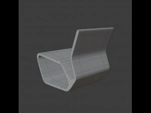 extruded chair 3D Model