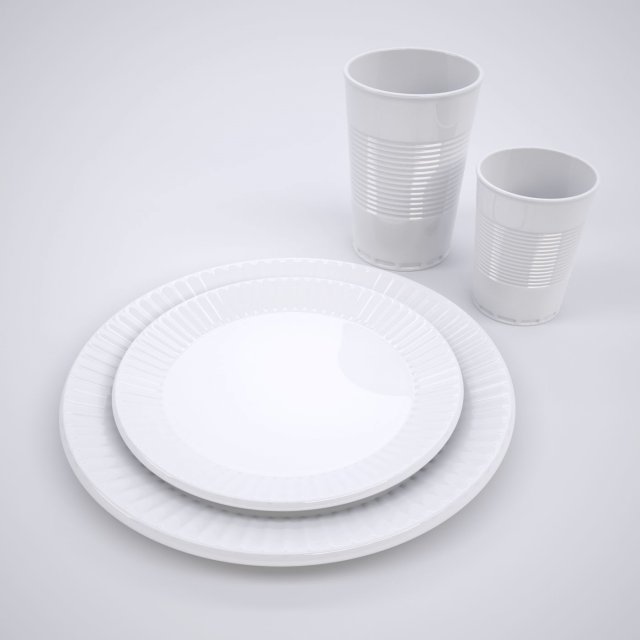 picnic set Modelo 3D .c4d .max .obj .3ds .fbx .stl .blend 