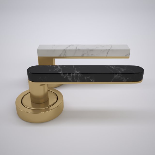 marble door handle 3Dモデル .c4d .max .obj .3ds .fbx .stl .blend 