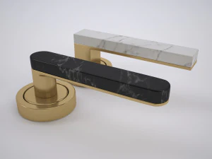 мармурова дверна ручка 3D Модель